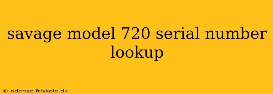 savage model 720 serial number lookup