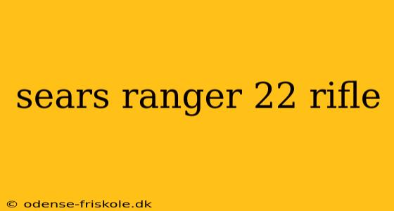 sears ranger 22 rifle