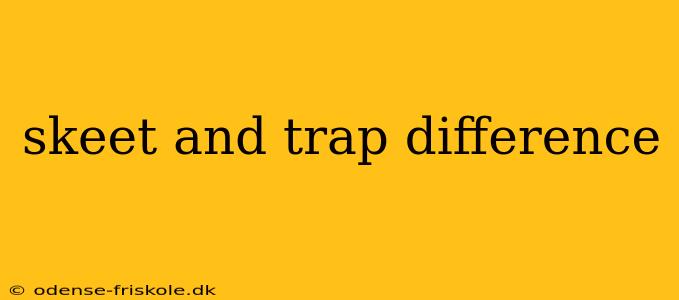 skeet and trap difference