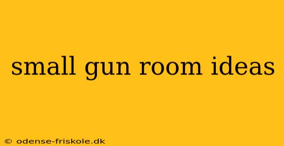 small gun room ideas