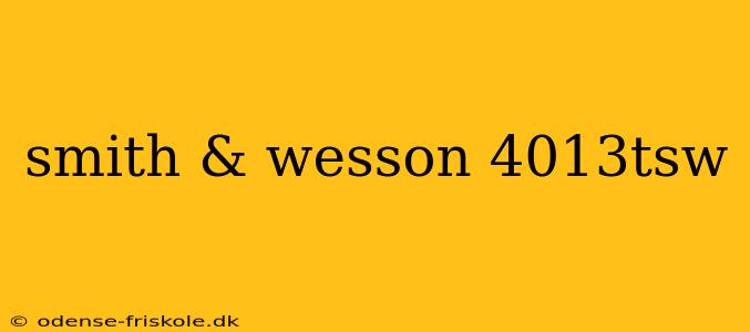 smith & wesson 4013tsw