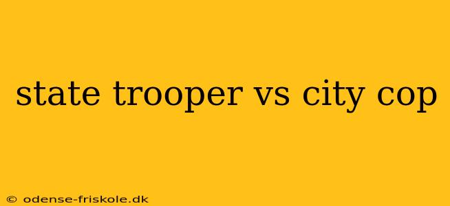 state trooper vs city cop