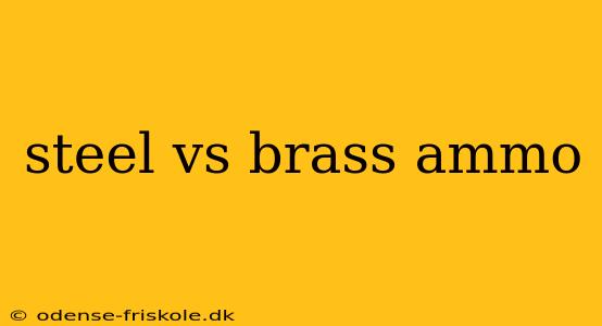 steel vs brass ammo