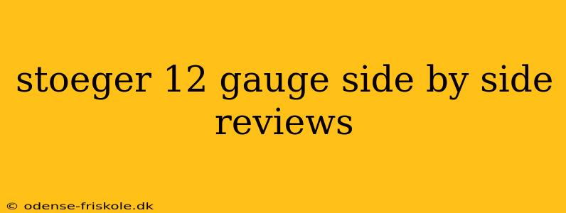 stoeger 12 gauge side by side reviews