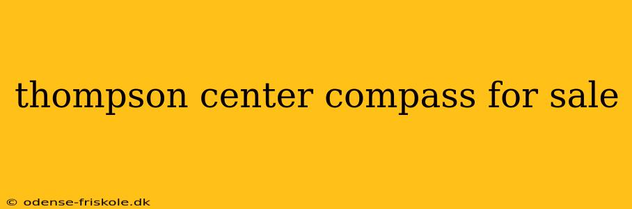 thompson center compass for sale