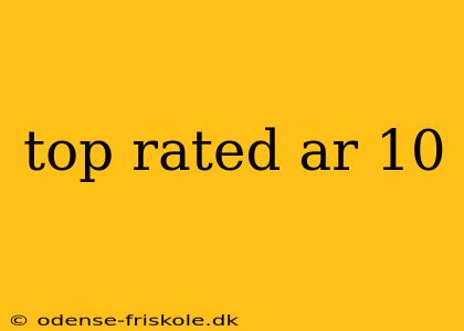 top rated ar 10