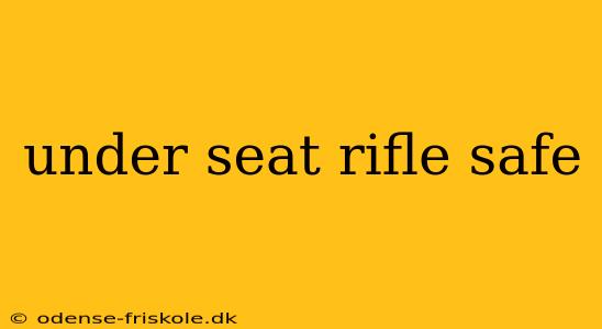 under seat rifle safe