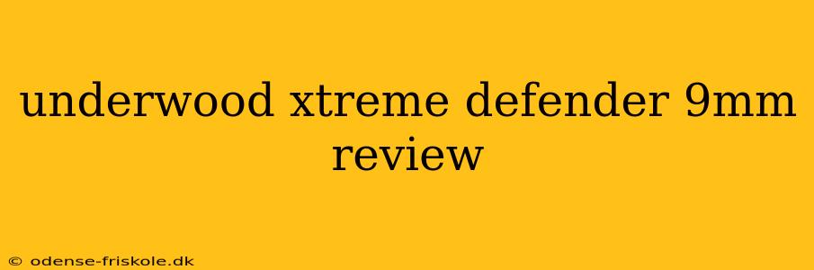 underwood xtreme defender 9mm review