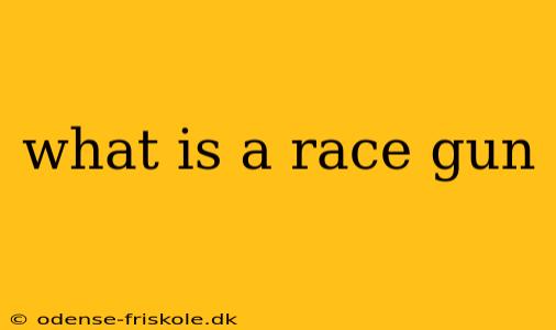 what is a race gun