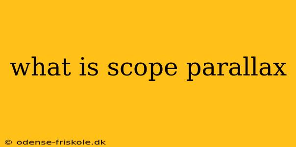 what is scope parallax