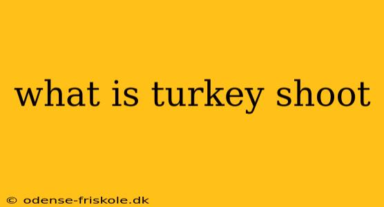 what is turkey shoot