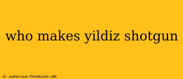 who makes yildiz shotgun