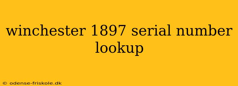 winchester 1897 serial number lookup